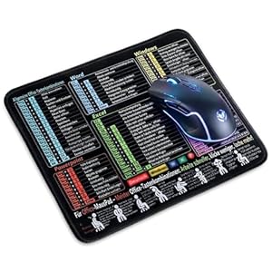 Excel Mauspad Deutsch Excel Shortcuts Mousepad Deutsch 300x 250mm Excel Shortcuts Schreibtischunterlage Deutsch Gaming Mousepad Desk Mat Mauspad Excel Schreibtischunterlage für Office, Word, PPT, Windows