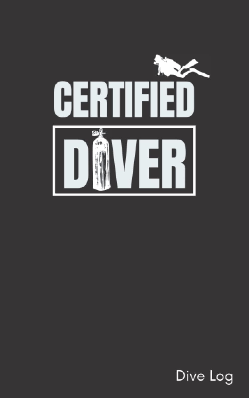 Scuba Diving Logbook: Comprehensive SSI Dive Log / PADI Dive Log for Certified Diver. Compact Travel Size(5"x8") Dive Log for Training. Minimalist. Black and White Cover. (Explore The Deep)