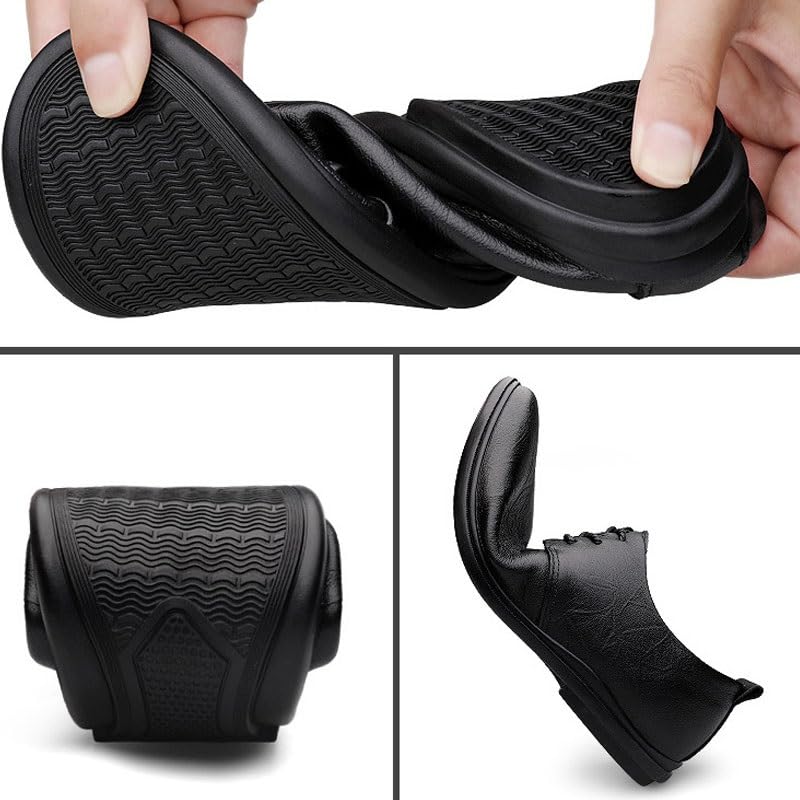 Men Oxford Superior Flexural Leather Fashion Dress Shoes2