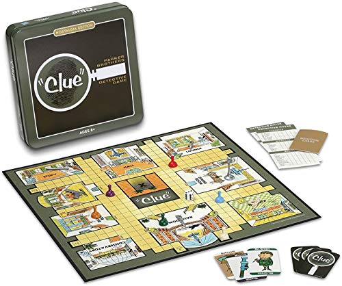 Clue Nostalgia Edition juego de mesa en lata coleccionable miniatura 4