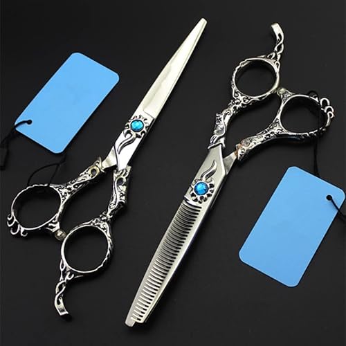 Hair Cutting Scissors 6 inch Professional 440c Sun Flower Hair