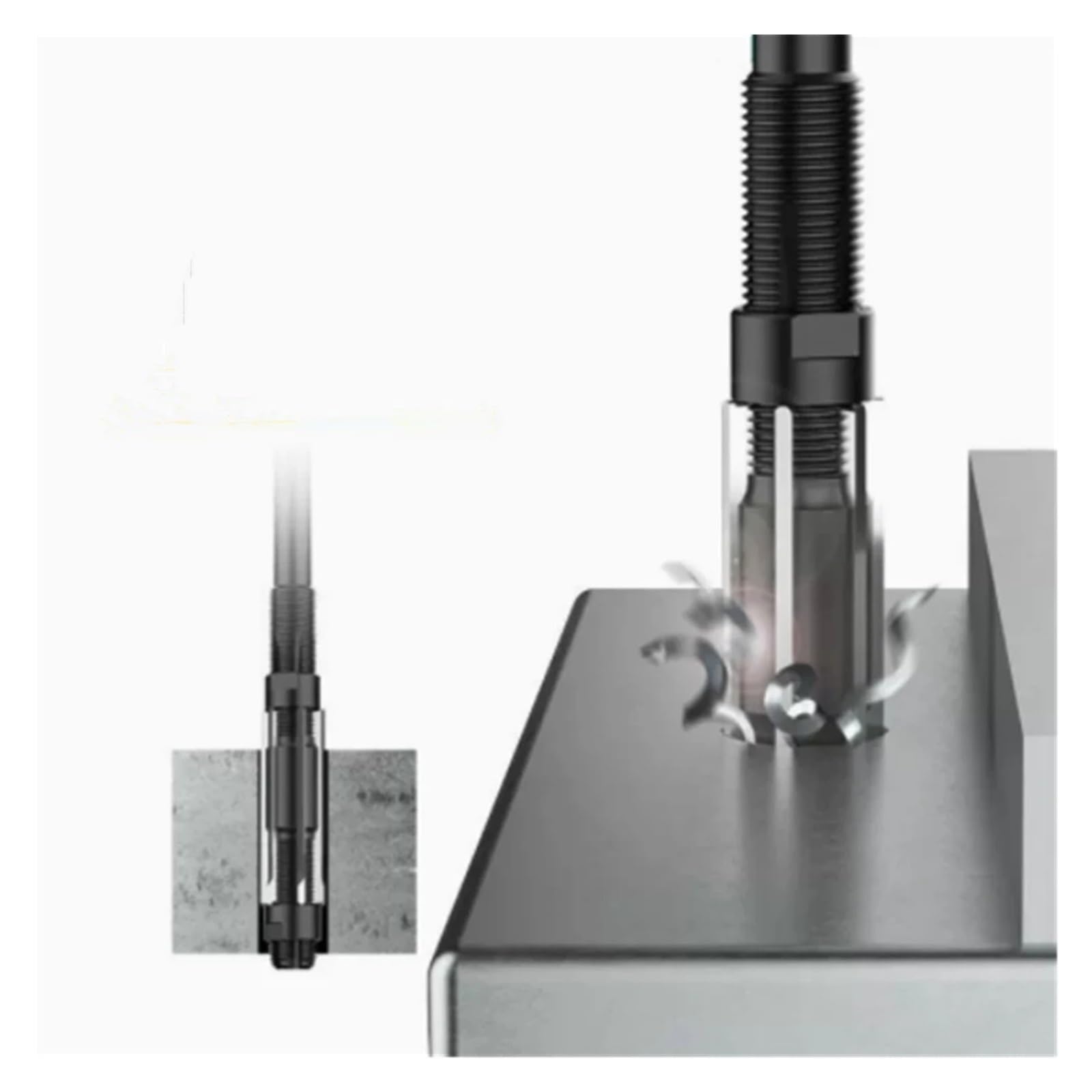 Escariador manual ajustable, Juego de herramientas corte con fresa manual ajustable, 6,25-84 mm, 1 unidad(5PCS 6.25-9.25)