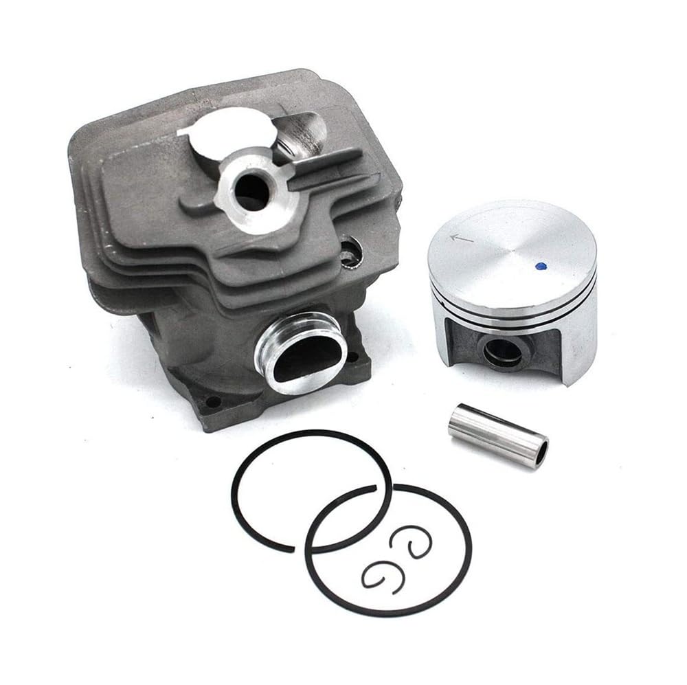 Kit de colector de Sello de Aceite de Junta de cojinete de cigüeñal de pistón de Cilindro de 52mm for Piezas de reconstrucción de Motor de Motosierra MS382 Piezas de Repuesto(1 x Total Kit)