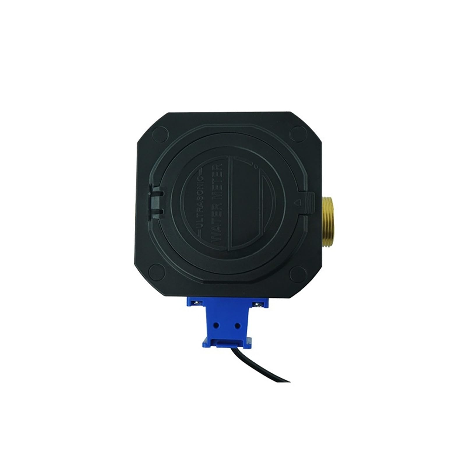 Caudalímetro ultrasónico for líquidos con conexión roscada DN25, medidor digital de caudal de agua, resistente al agua IP68.