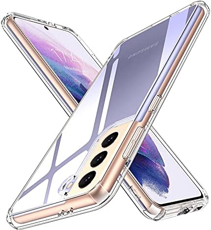NWNK13 for Samsung Galaxy S21 5G Crystal Clear Case, Anti-Yellowing Shockproof Soft Slim Fit Transparent Protective TPU Silicone Bumper Case Cover for Samsung S21