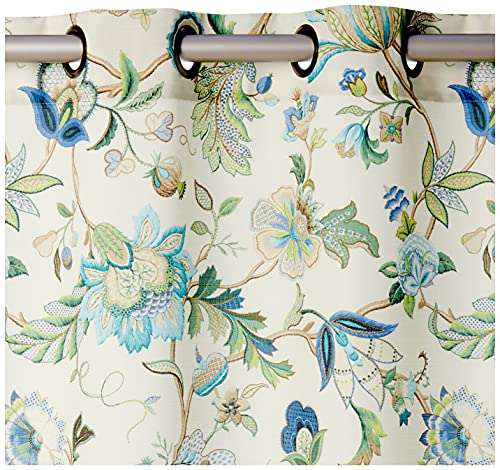 Ellis Curtain Brissac Grommet Panel, 50 x 84, Blue, W 50" x L 84" (1 Panels) - Image 2