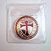 Equinox MR Commemorative Knights Templar Cross Masonic Freemason Golden Tone Coin + Case (Listing O...