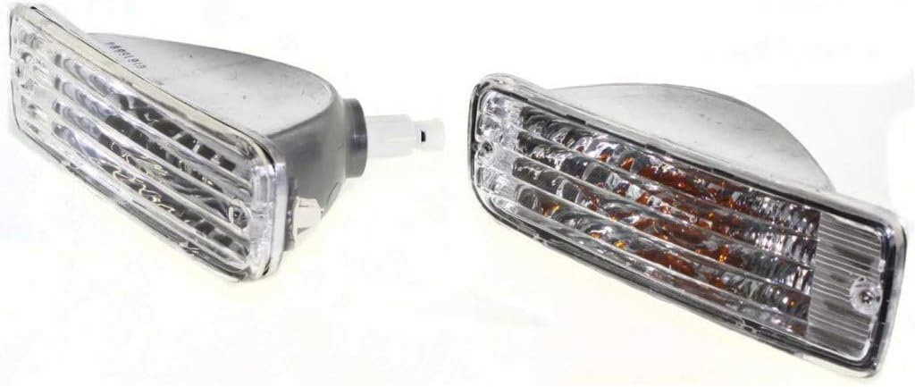 For Toyota 4Runner Turn Signal Light 1996 1997 1998 Pair | Diamond Design | Set of 2 | Clear Lens