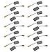 Aexit 10Pairs 14.5mmx8mmx5mm Car Wash Equipment Carbon Brushes Power Tool for Electric Hammer Applicators Drill Motor