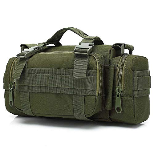 Utility 3P Military Tactical Duffle Waist Bags, Tactical MOLLE Assault Backpack Multifunction Pockets Small EDC for Camping Hiking Trekking Riding