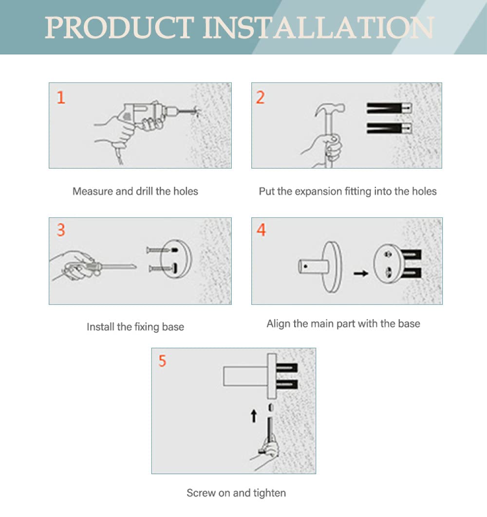 Gancho para ropa montado en la pared de oro rosa, soporte para papel higiénico, toallero, barra, estante, jabón, soporte para cepillo de dientes, accesorios de baño, soporte para cepillo de dientes