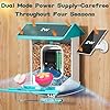 BROAIMX Smart Bird Feeder with Camera-AI Identify 11,000+ Species, 2K HD Auto Capture Birds Video & 64G TF Card, Solar-Powered Wireless Outdoor Design, Birdhouse with Built-in Two-Way Microphone #4