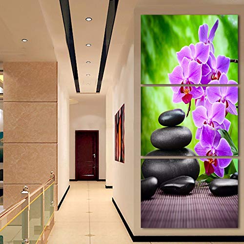 Décoration de la maison toile fleur pour mur vide salon - 2