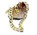 Produktbild Kubanische Halskette 7 mm Gold mit bis zu 22 x echter 14 Karat Vergoldung für Damen Herren Hip Hop