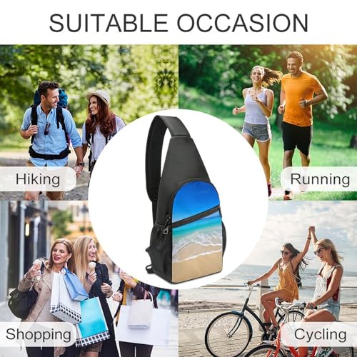 Bolso tipo sling bag para día y senderismo unisex miniatura 6
