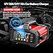 YONHAN 25A Battery Charger & Maintainer,12V/24V All-in-One Charger for LiFePO4, Lead Acid, AGM, Lithium, Marine, Boat, and Deep Cycle Batteries,5-Level Adjustable Current, Booster Mode,Trickle Charge