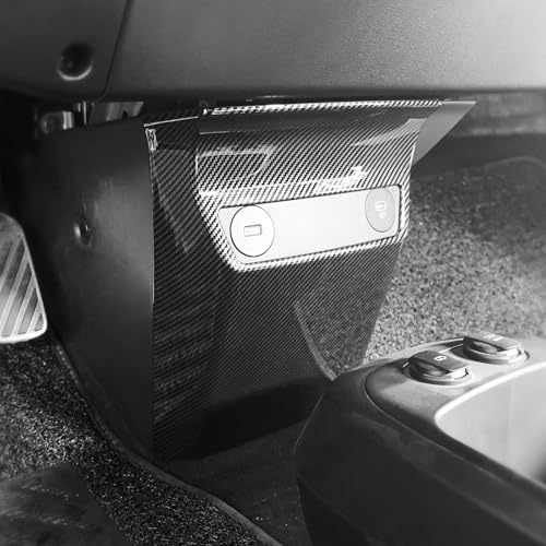 YOUTOOCAR Front AC Vent Outlet Cover Compatible with Kia EV6 2022-2026 Accessories (Carbon Fiber Pattern)