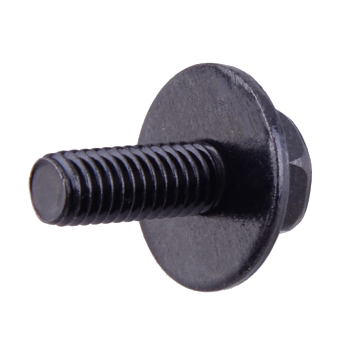20 pièces Vis de carrosserie Noire pour Voiture - M6-1.0 x 16mm Long- 17mm Rondelle- 10mm Hex- J#180