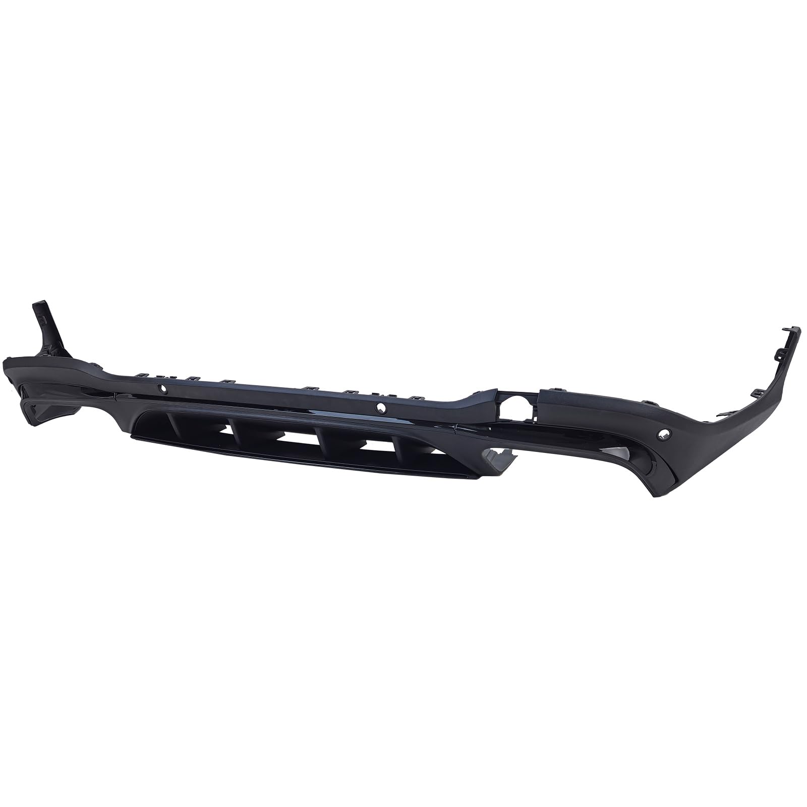 Heck Diffusor Sport + schwarze Endrohre für Mercedes GLC X253 19-22 Facelift