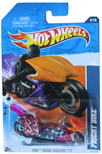 Hot Wheels Fright Bike Clear Purple 1:64 Scale Die-Cast Motorcycle