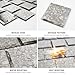 Adedeo Peel and Stick Antique Beveled Glass Mirror Tile 3 x 3 Inch for Kitchen Backsplash Bathroom Wall (32 Pcs)