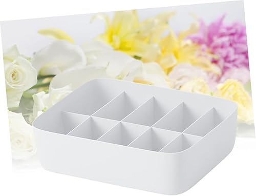 Miniatura 9 de Holibanna Caja de 2 piezas de sujetador organizador cajón contenedor de almacenamiento apilable cesta de almacenamiento de ropa blanca