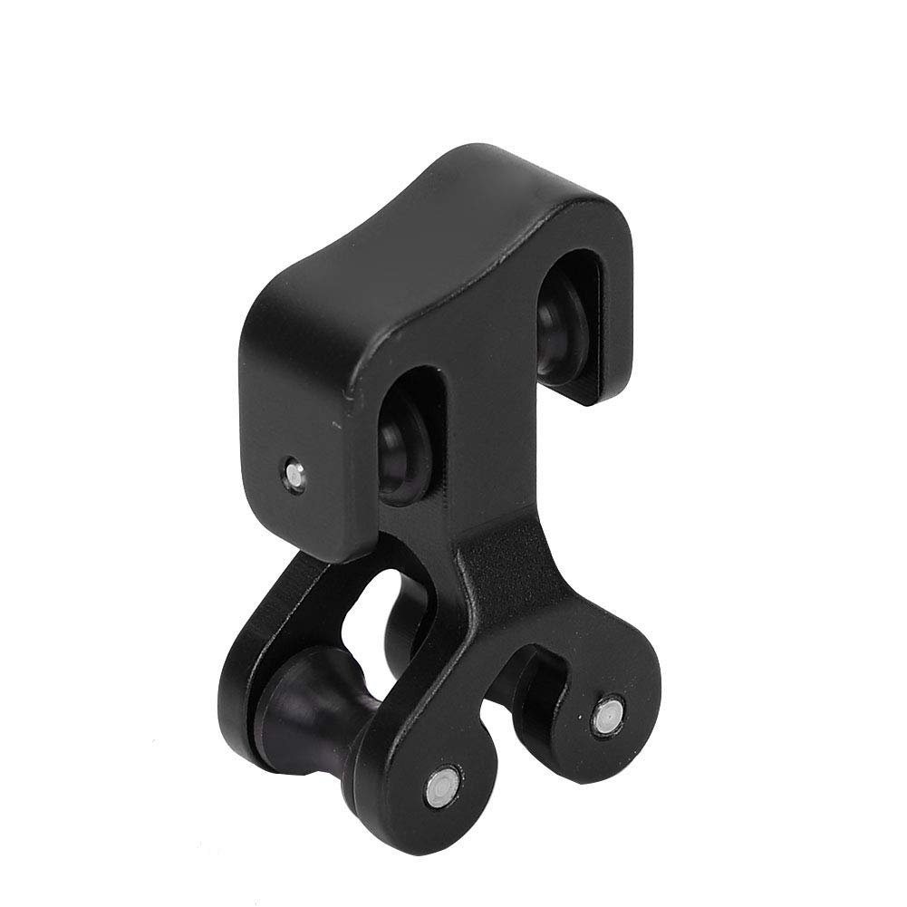 Zerone Archery Cable Slide,Compound Bow String Splitter Roller, Outdoor Hunting Archery Glide Replacement Separator(black)