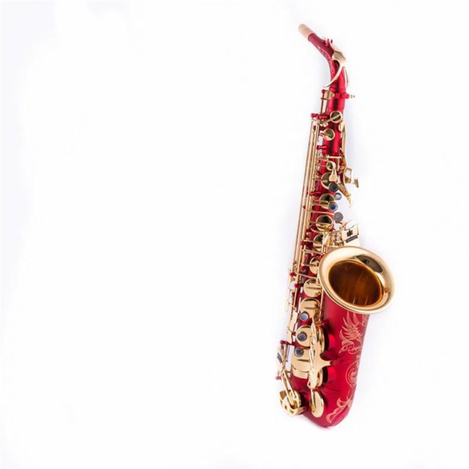 Saksofon Saksofon Altowy Eb Tune E-flat Instrumenty Muzyczne Saksofon Mosiężny Niebieski Z Etui (Color : B)