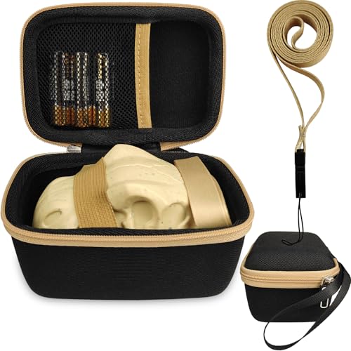 RAWECUD Case for Bitzee Dinosaur Toy Digital Pet, Storage box for Jurassic World Bitzee Dinosaur Digital Pet Accessories (Hard Case and Carrying Strap)