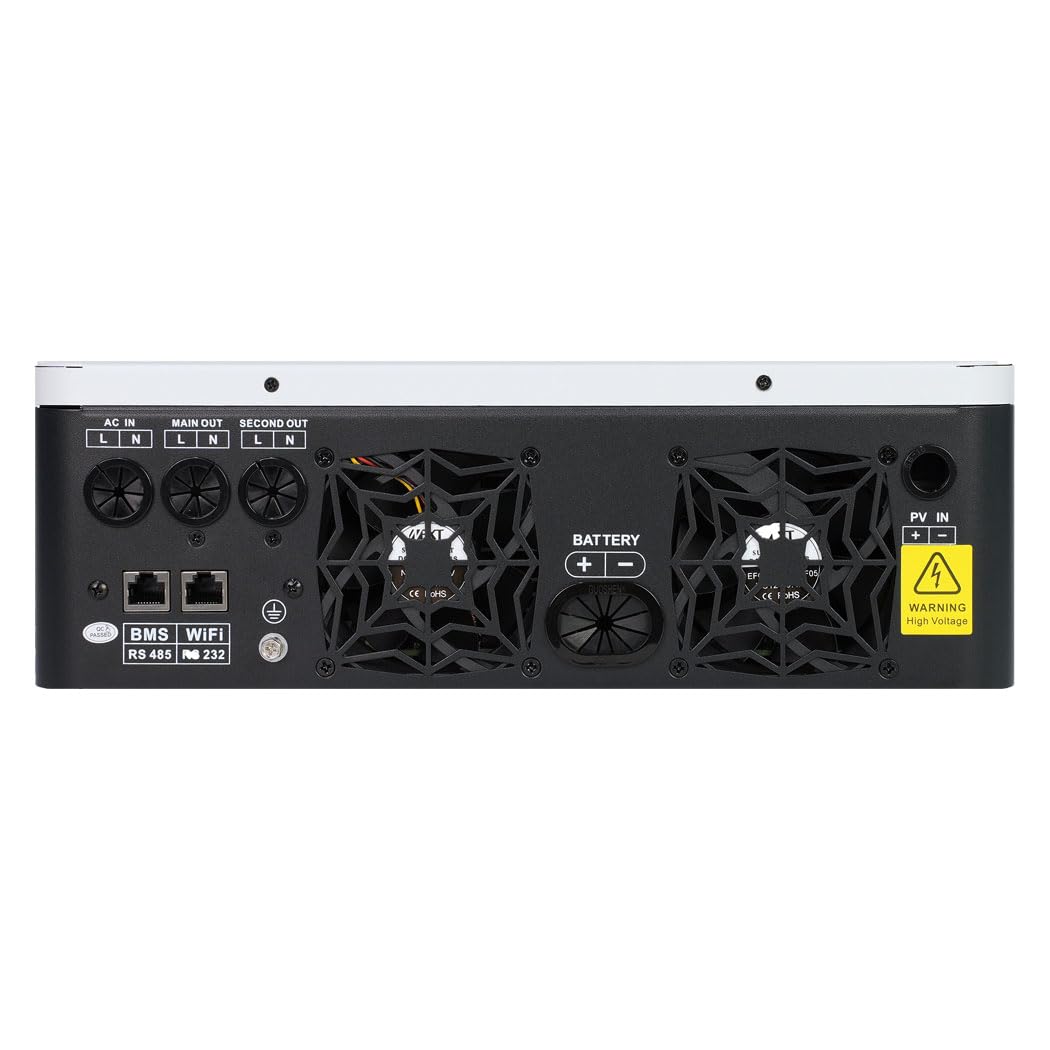 6.2KW offener/netzunabhängiger Solar-Hybrid-Wechselrichter 48VDC Reiner Sinus AC220V Ausgang MPPT 120A Solar-Ladegerät maximale PV-Leistung 6500W Eingang mit WiFi Kommunikation