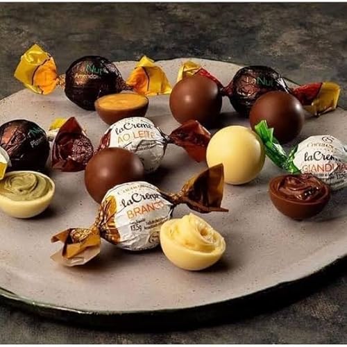 CESTA DE CHOCOLATES PREMIUM CACAU SHOW LA CREME DE LUXO COM 12 itens