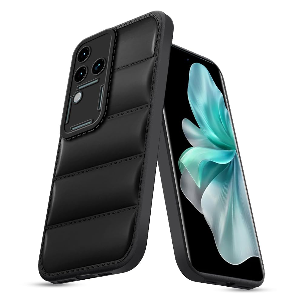 KARWAN® Puffer Edition Silicone Case Cover for Vivo V30Pro | Scratch Resistance Mobile Cover, Camera Protection Case Compatible with Black (B0CZ6KJZB8) Amazon Price History, Amazon Price Tracker