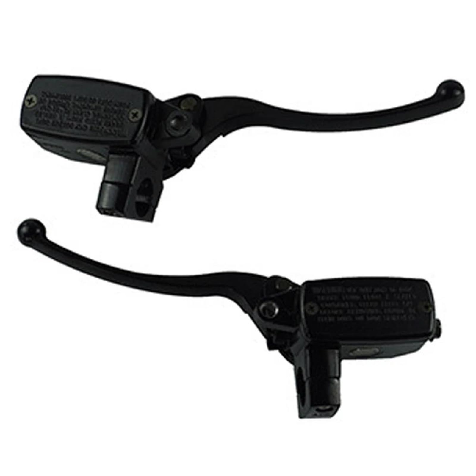 ETEKGVYVA Clutch Brake Lever Set for Valkyrie GL for 1500 VT for Shadow 1100 for VTX 1300 1800 Motorcycle Brake Clutch Master Cylinder Reservoir Levers(Left Right - Black)