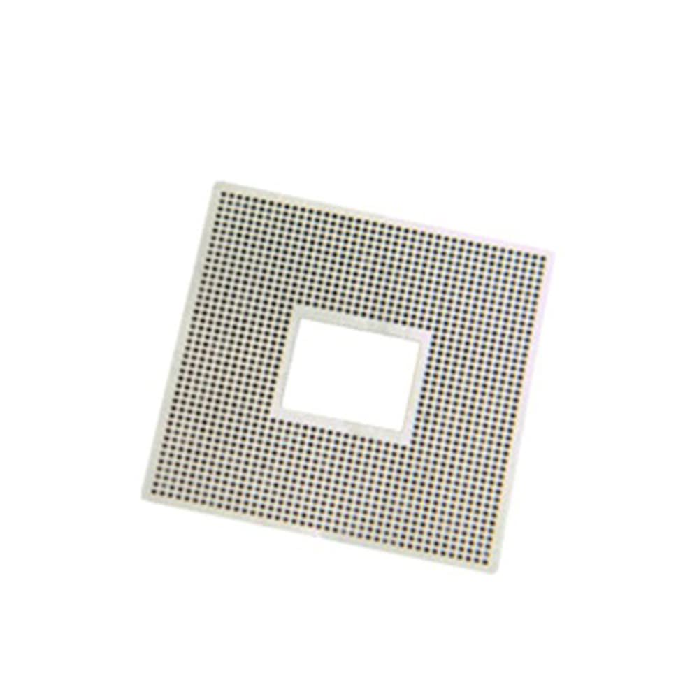 Pasuihcay 27 Pcs Steel Mesh Laptop Chip Flux BGA Reballing Stencil Template Kit with Universal Reball Station, Silver