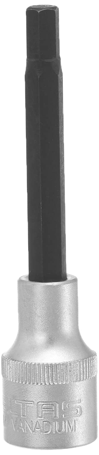 İzeltaş 1113064107 1/2" Uzun Allen Uçlu Lokma Anahtar, Krom, 7 mm