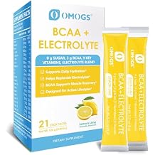 OMOGS Electrolytes Powder, 9 Key Vitamins, Electrolyte Blend, Refreshing Lemonade, Sodium & Energy Supplementl, Keto Friendly, Zero Calories