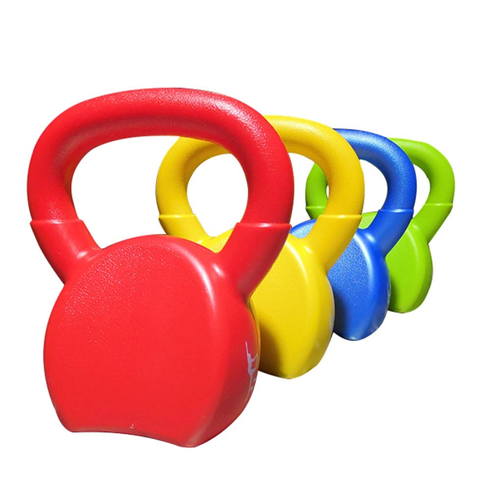 Kettlebell AGYH Colorato, Scocca in Plastica, Attrezzatura Portatile per L'allenamento della Forza Woman 2,2 kg / 5 kg / 7.5 kg