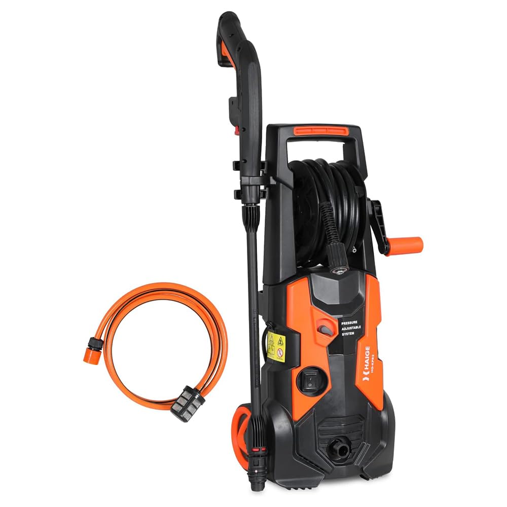 Amazon | HAIGE(ハイガー) 高圧洗浄機 電動 コンセント仕様 洗車 外壁