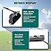 Solar Panel Cleaning Kit, Automatic Rotary Cleaning Brush, Solar Panel / Roof Water Brush, Window Cleaner, Special Roof Water Brush with Adjustable Extension Rod with two Power Converter,7.5M/25Ft