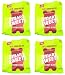 Keto-Friendly, Stevia Sweetened Fruity Gummy Bears, Sour Gummy Bears, Low Sugar, Low Carbs Pack of 4 (1.8 Ounce)