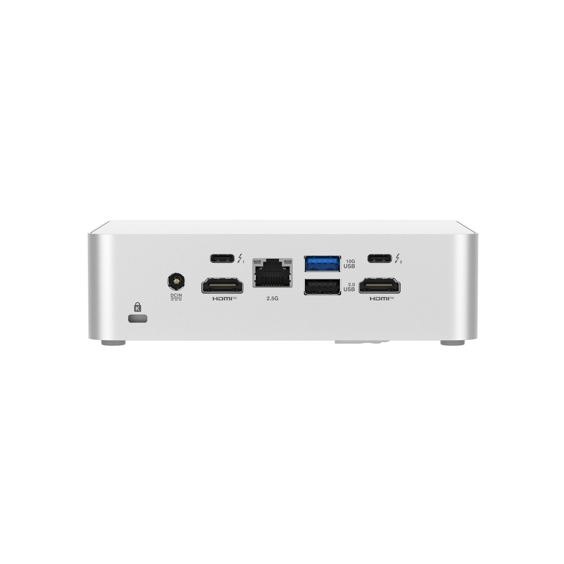 ASUS NUC 15 Pro+ | Core Ultra 5 225H | RAM: 16GB | SSD: 500GB | Mini PC | Silber | Windows 11 Pro | Sicherungsstick