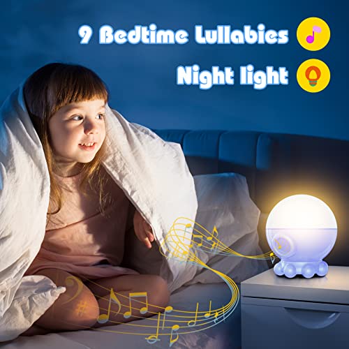 Night Light Projector,Ocean Star Night Light For Kids Room,Dinosaur Toys With 360° Rotation,Remote And Timer,3 Projection Films,17 Light Modes,9 Lullaby Songs,Birthday Christmas Gifts Kids Toys-Blue #TOP3