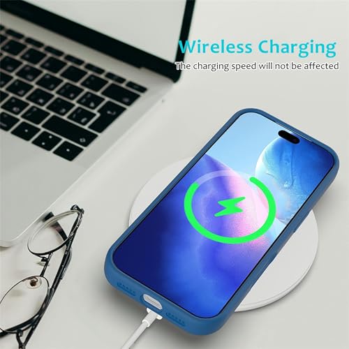 Image of ArmourPro Silicone Back Case for iPhone 17 Pro Max, Soft-Touch Case | Light Blue
