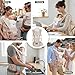 Baby Carrier with Hip Seat, 6-in-1 Baby Carrier Newborn to Toddler, Adjustable Detachable Infant Toddler Carrier, Hands-Free Baby Holder, All Seasons, Perfect for Shopping Travelling (Khaki)