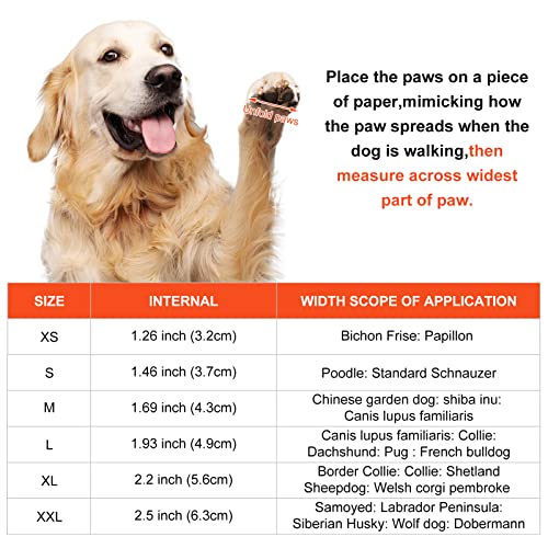 Jspupifip 4Pcs Summer Dog Paw Protector Dog Boots,Breathable Dog Boots With Non-Slip Sole, Soft Rubber Puppy Big Dog Paws Booties For Outdoor Hiking Hot Pavement,Xl: (2.5''X2.2'')(L*W) #TOP1