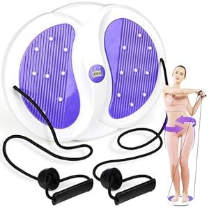 Sports Waist Twisting Disc met trekkoord & elektronisch tellen, Twist Waist Disc Balance Board, Body Shaping Waist Twisting Disc, Fitness Apparatuur voor Thuis, Aerobic Oefening & Voetmassage