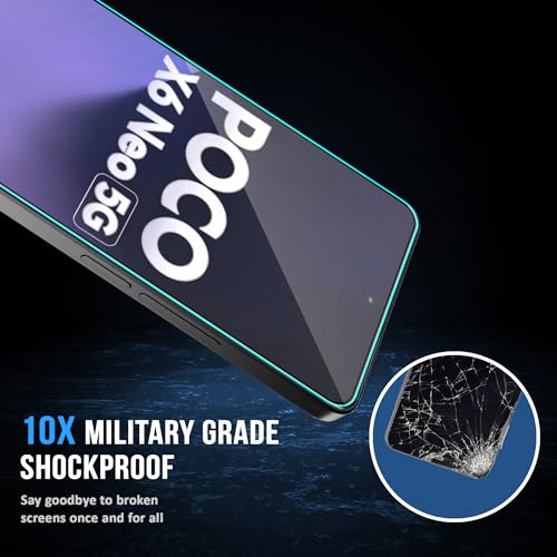 Image of ArmourPro Privacy Tempered Glass Screen Protector Compatible for Redmi Note 13 Pro Plus, Note 13 Pro and Poco X6 Neo (6.67 Inch) with Edge-to-Edge Protector Coverage and Easy Installation kit (Pack of 2)