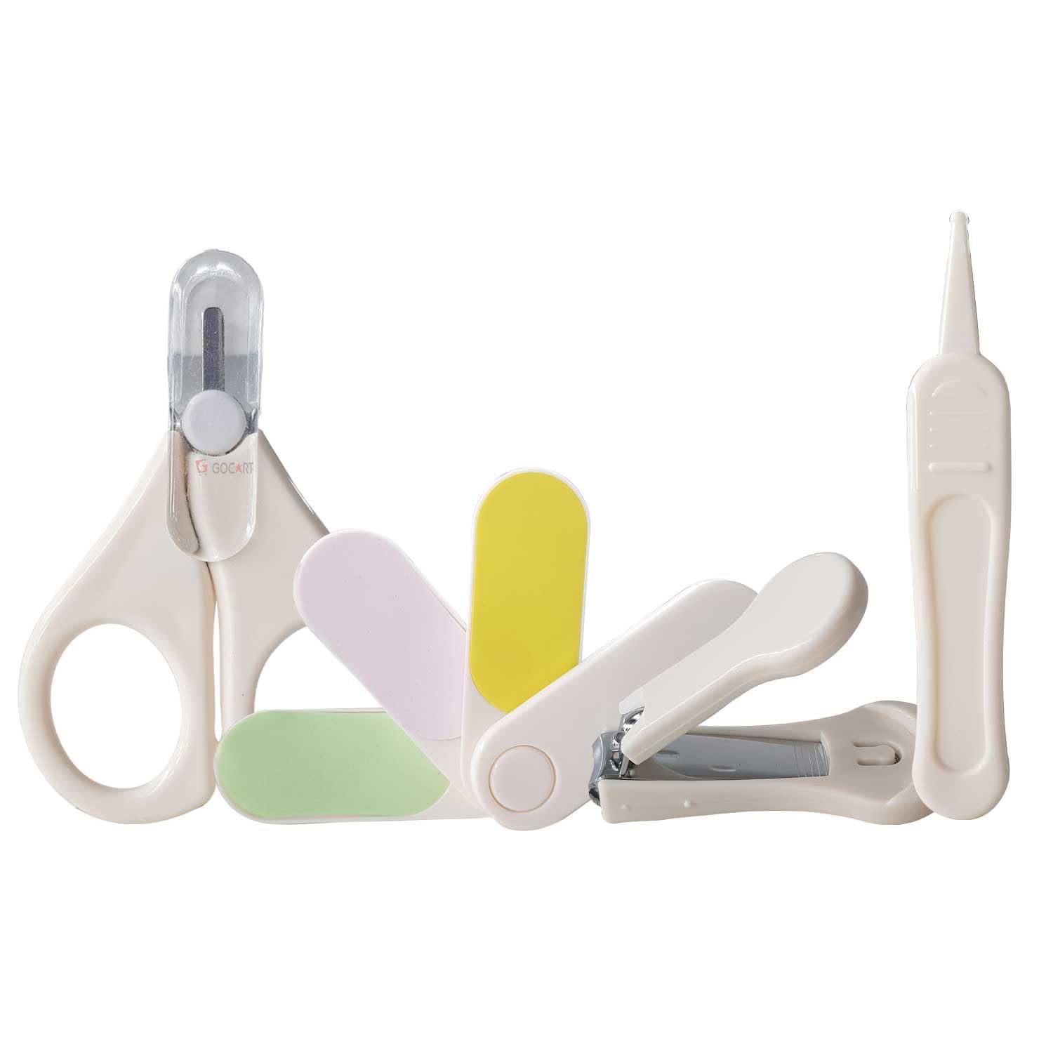 Baby Nail Kit, Baby Manicure Kit and Pedicure Kit with Baby Nail Clipper, Scissor, Nail File & Tweezers for New-Born, Infant & Toddler (Pack of 1)-image-10