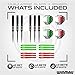 Winmau Masters Pro Premium Bristle Dartboard and Cabinet Set - Includes Dart Board, Darts, Flights, Shafts and Oche Strip - Professional Steel Tip Dartboard Set for Adults
