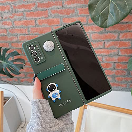 Housse de luxe en métal vert pour Samsung Galaxy Z Fold 4 et 3